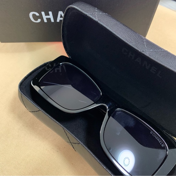 Chanel Square Double C Sunglasses - Picture 1 of 7
